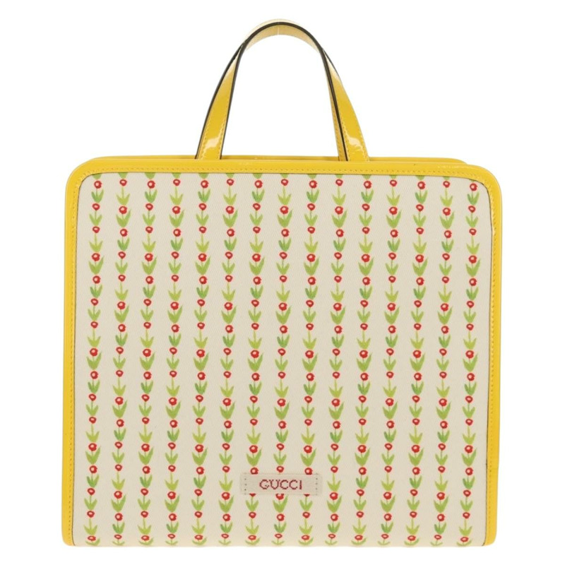 【日本直送】GUCCI 帆布托特包 黃銀 605614 正品 156781M-1