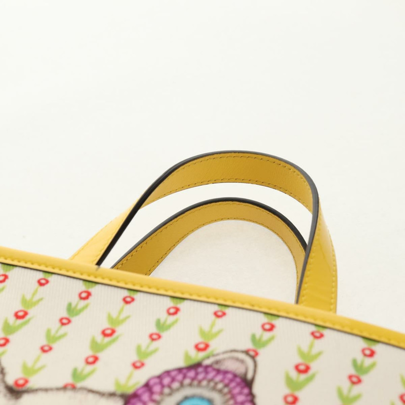 【日本直送】GUCCI 帆布托特包 黃銀 605614 正品 156781M-7