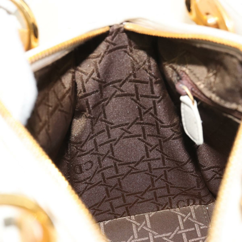 【日本直送】Christian Dior Canage 手袋 羊皮 白色 金色 正品 yk20018-20