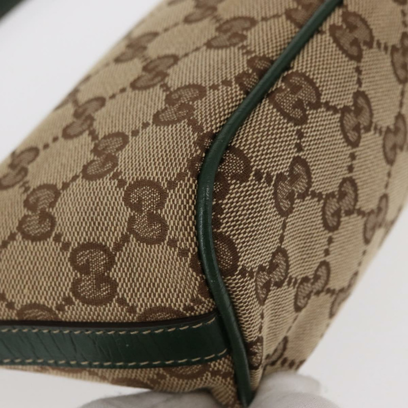 【日本直送】GUCCI GG帆布雪莉系列手提包 米色/金色 141809 正品 am10067V-8