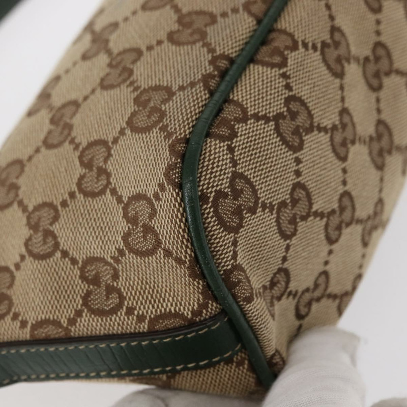 【日本直送】GUCCI GG帆布雪莉系列手提包 米色/金色 141809 正品 am10067V-15