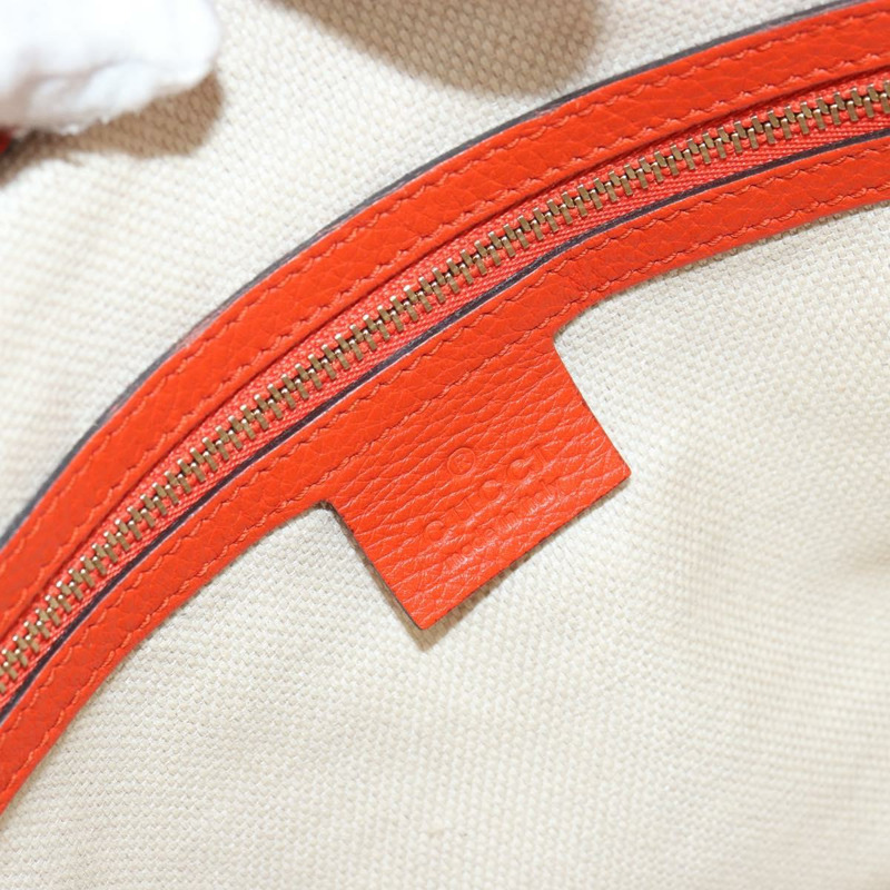 【日本直送】GUCCI Soho 手提包 皮革 兩用 橙色/金色 369176 正品 am10017V-18