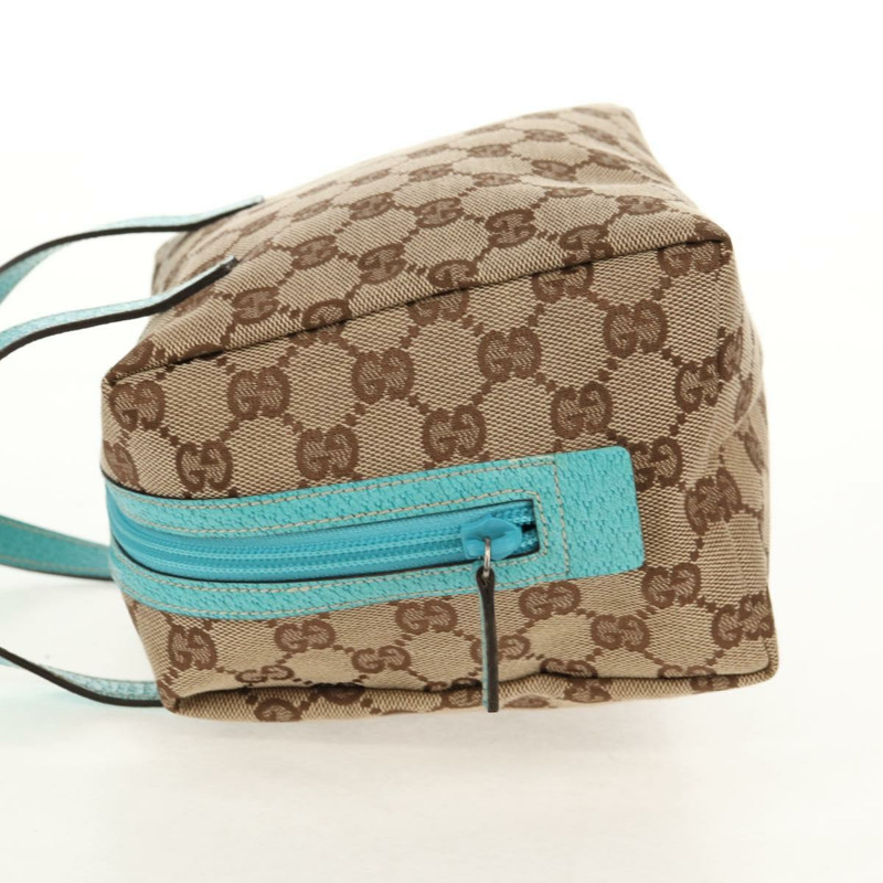 【日本直送】GUCCI GG帆布手提包 米色 124542 正品 yk19640V-2