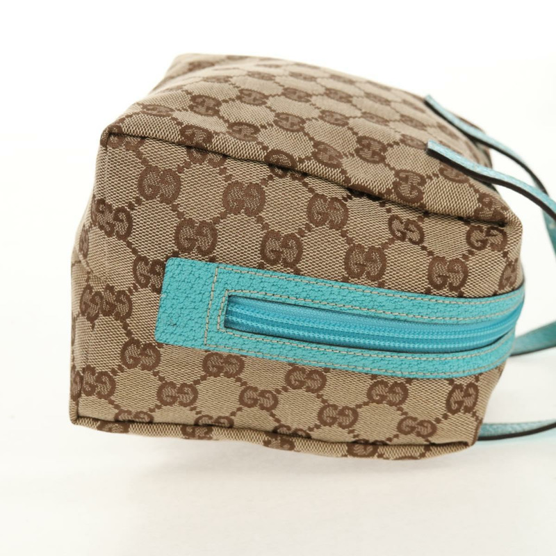 【日本直送】GUCCI GG帆布手提包 米色 124542 正品 yk19640V-3