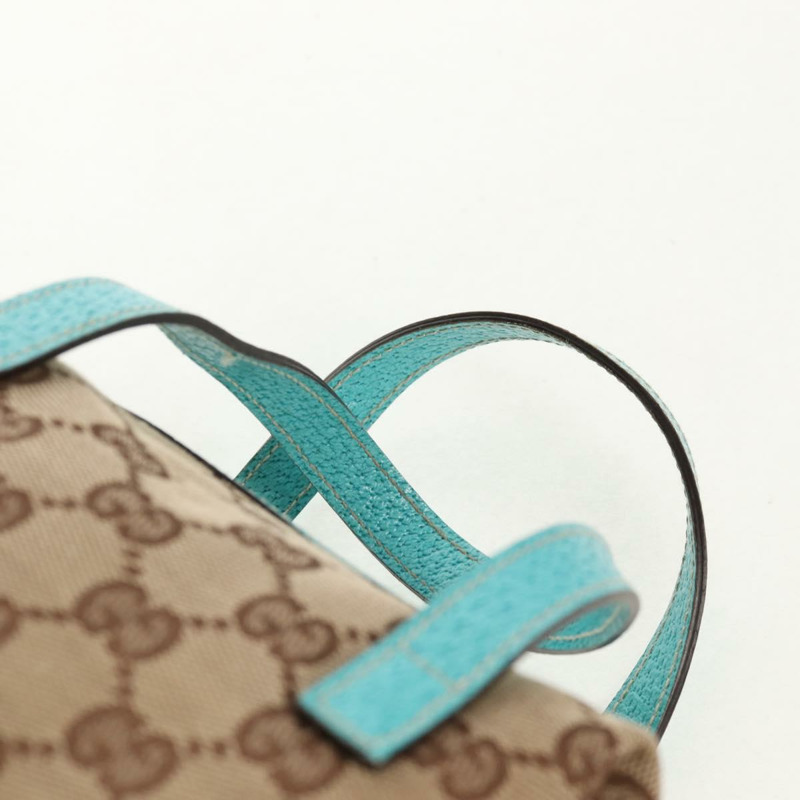【日本直送】GUCCI GG帆布手提包 米色 124542 正品 yk19640V-7