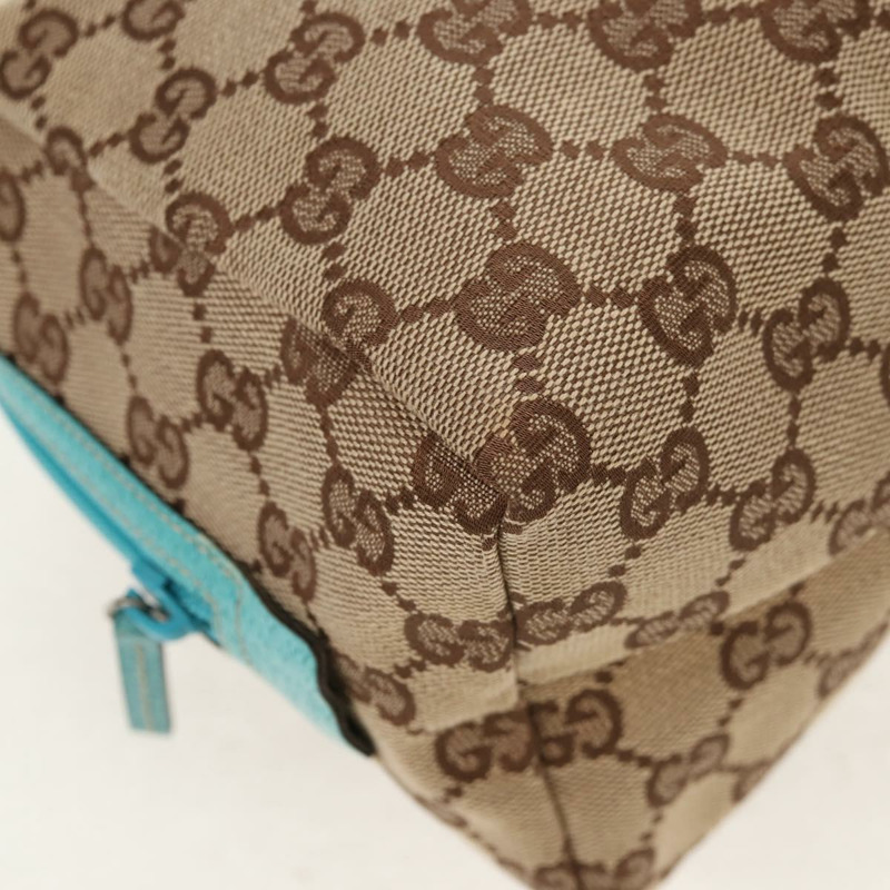 【日本直送】GUCCI GG帆布手提包 米色 124542 正品 yk19640V-8