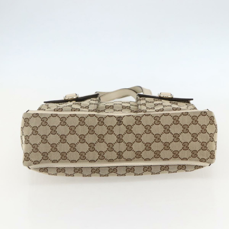 【日本直送】GUCCI GG帆布Abbey托特包 米色 金色 146247 正品 yk19639V-4