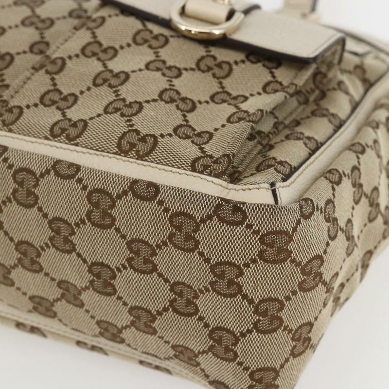 【日本直送】GUCCI GG帆布Abbey托特包 米色 金色 146247 正品 yk19639V-8