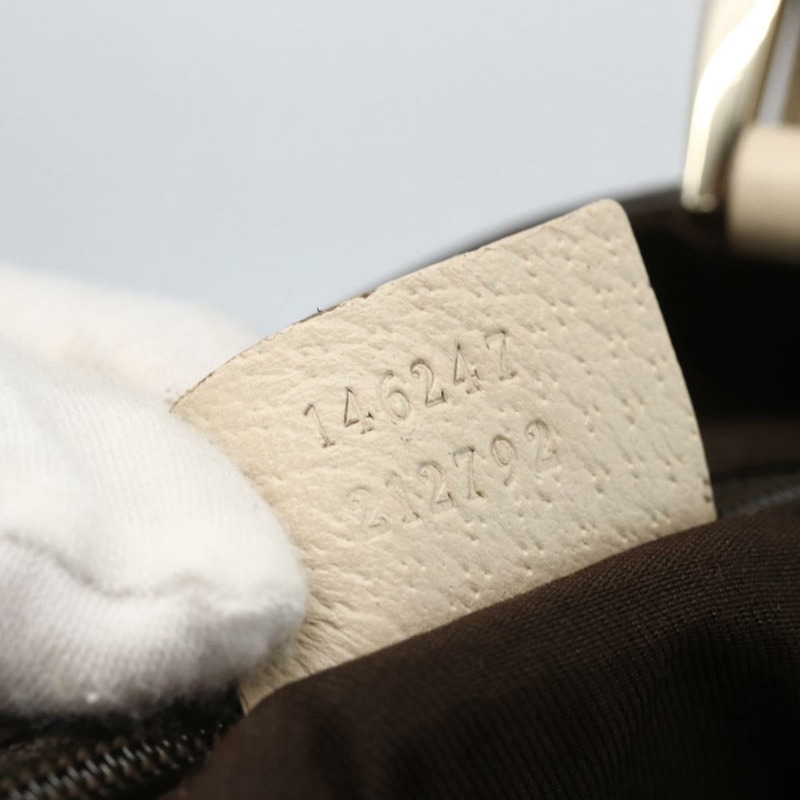 【日本直送】GUCCI GG帆布Abbey托特包 米色 金色 146247 正品 yk19639V-10