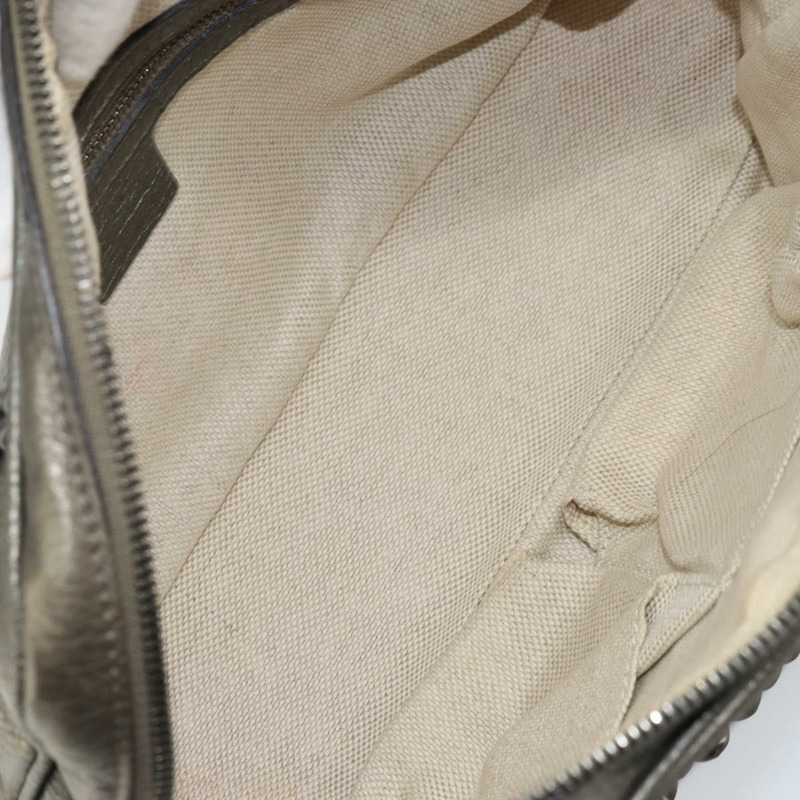 【日本直送】GUCCI 鏈條單肩包 皮革 金色 308983 正品 ka653-9