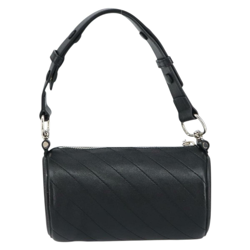 【日本直送】GUCCI 黑色銀色皮革單肩包 760170 正品 ka793V-1