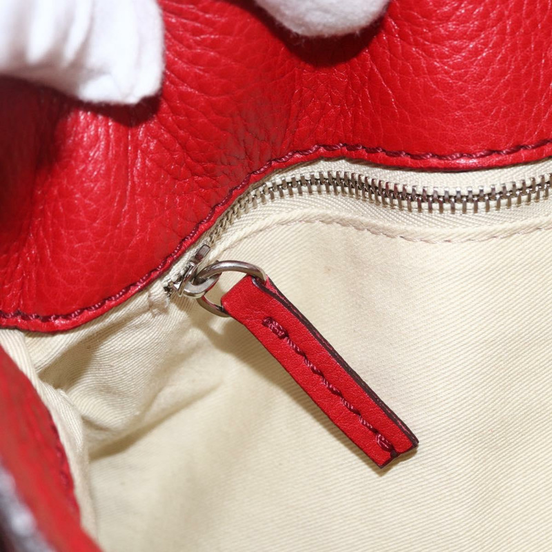 【日本直送】Chloe Paddington 單肩包，紅色金色皮革，正品，貨號 157807V-22