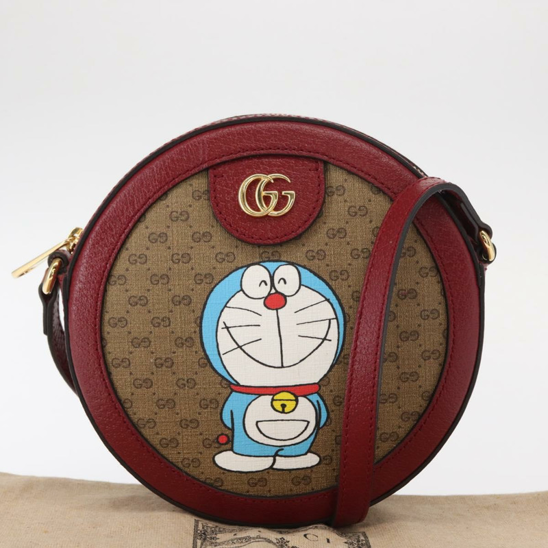 【日本直送】GUCCI Micro GG Supreme Doraemon 聯名手袋 PVC材質 625216 正品 156658SAM-11