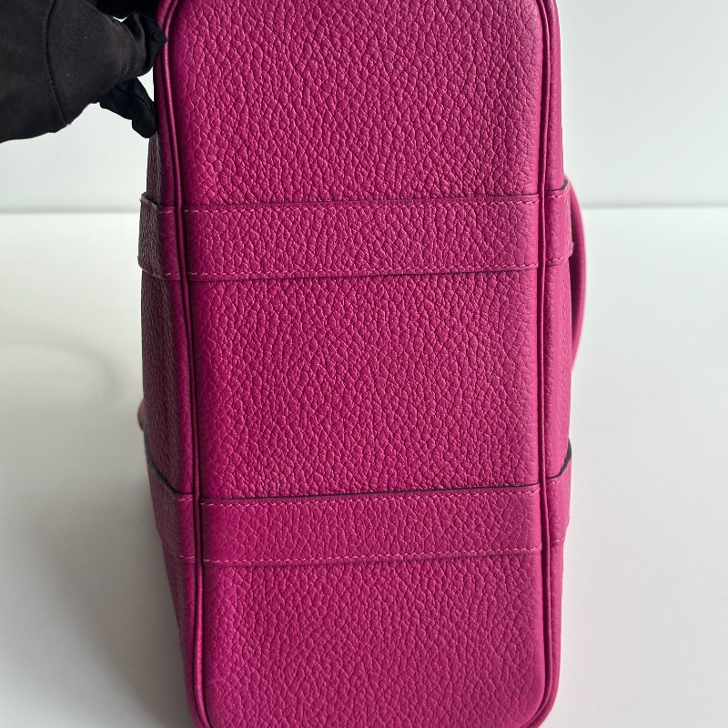 99新🆕 Hermès 愛馬仕 Garden Party 30 玫瑰紫銀釦-9