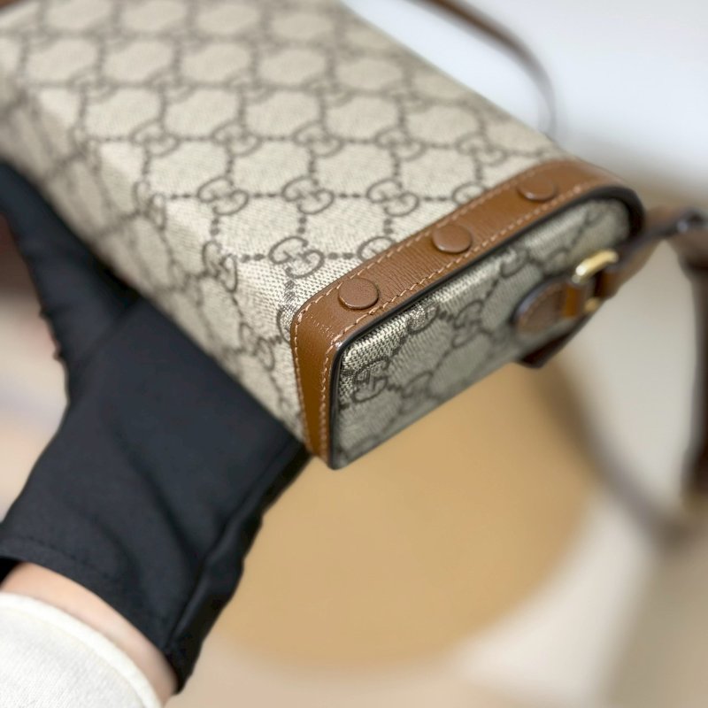 🏷Gucci 古馳．1955 Horsebit 馬銜釦橫式手機包-7