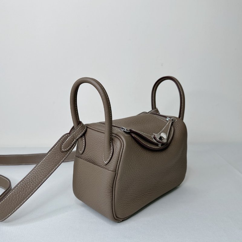 HERMES 大象灰Mini Lindy-3