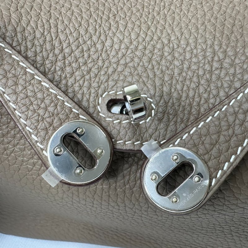 HERMES 大象灰Mini Lindy-7