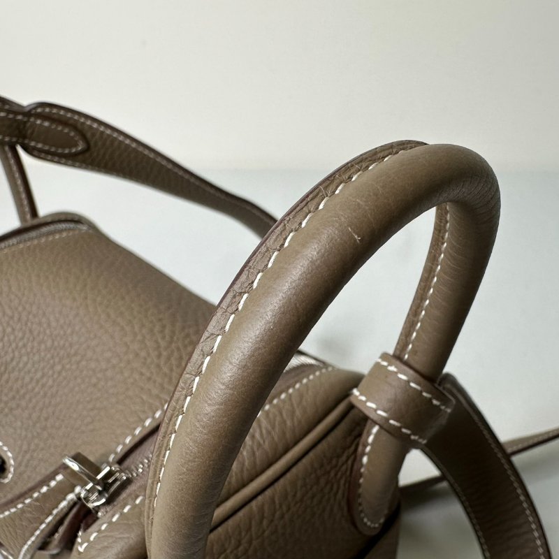 HERMES 大象灰Mini Lindy-9