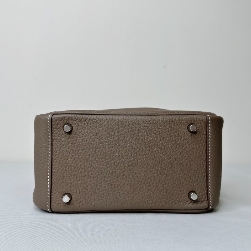 HERMES 大象灰Mini Lindy-10
