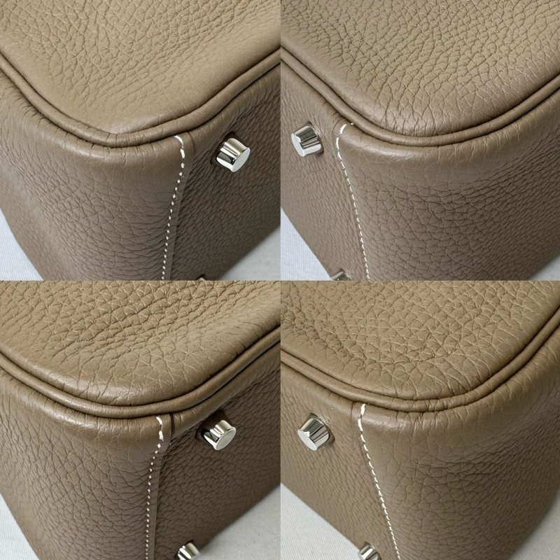 HERMES 大象灰Mini Lindy-11