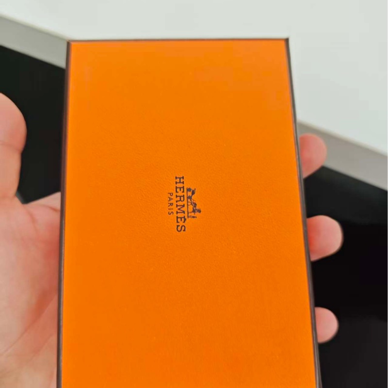 愛馬仕 Hermès Calvi 卡片夾|金棕 9成新 保證正品-6