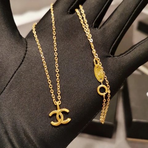 Chanel vintage cc logo 鎖骨項鍊古巴鏈