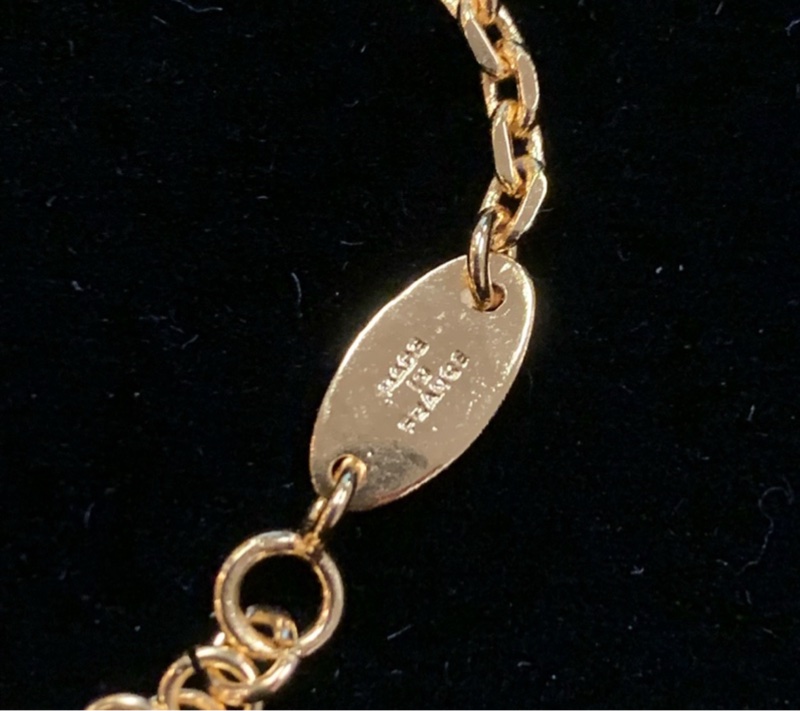 Chanel vintage cc logo 鎖骨項鍊古巴鏈-3