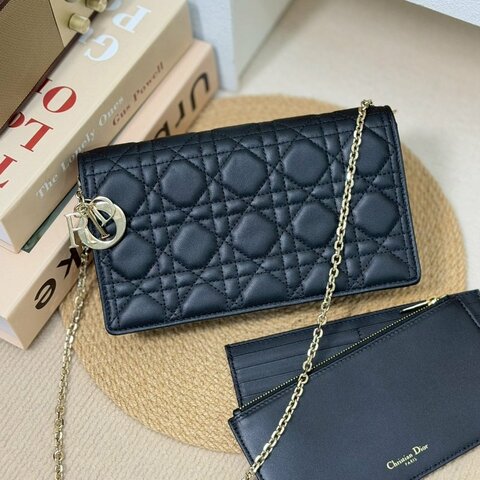 （大全配、適合送禮🎁超美！）🏷Dior 迪奧．Lady Dior Pouch