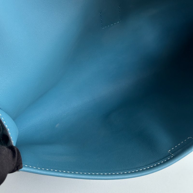 99新🆕 Hermès 愛馬仕 Jige 手拿包 牛仔藍-12