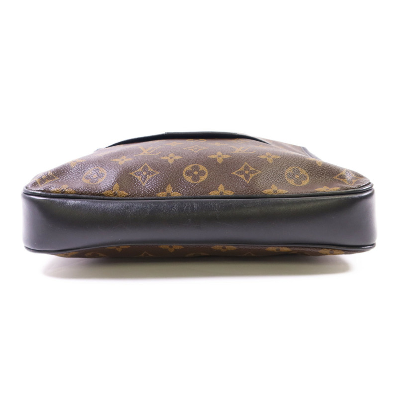 LOUIS VUITTON Monogram Macassar Bass MM金扣肩背袋M56715-3