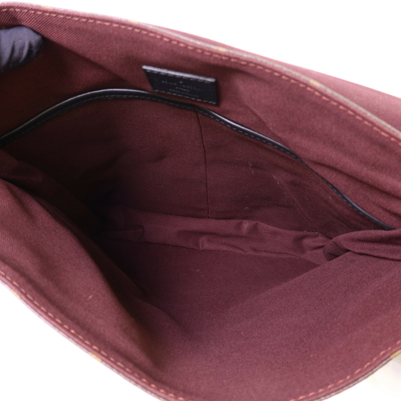 LOUIS VUITTON Monogram Macassar Bass MM金扣肩背袋M56715-5