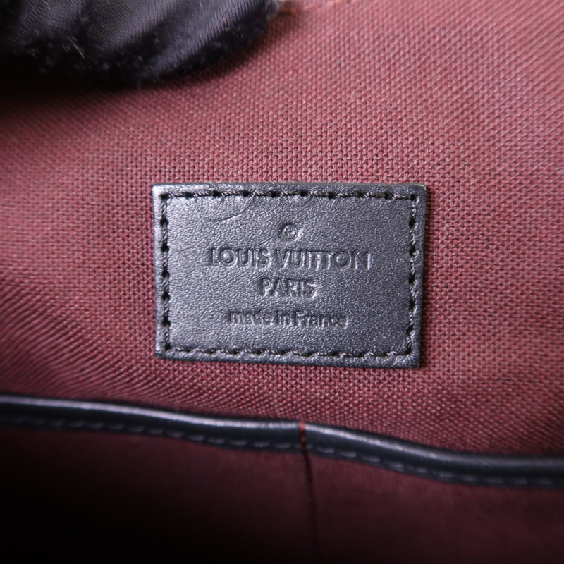 LOUIS VUITTON Monogram Macassar Bass MM金扣肩背袋M56715-6