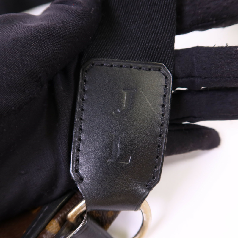 LOUIS VUITTON Monogram Macassar Bass MM金扣肩背袋M56715-16