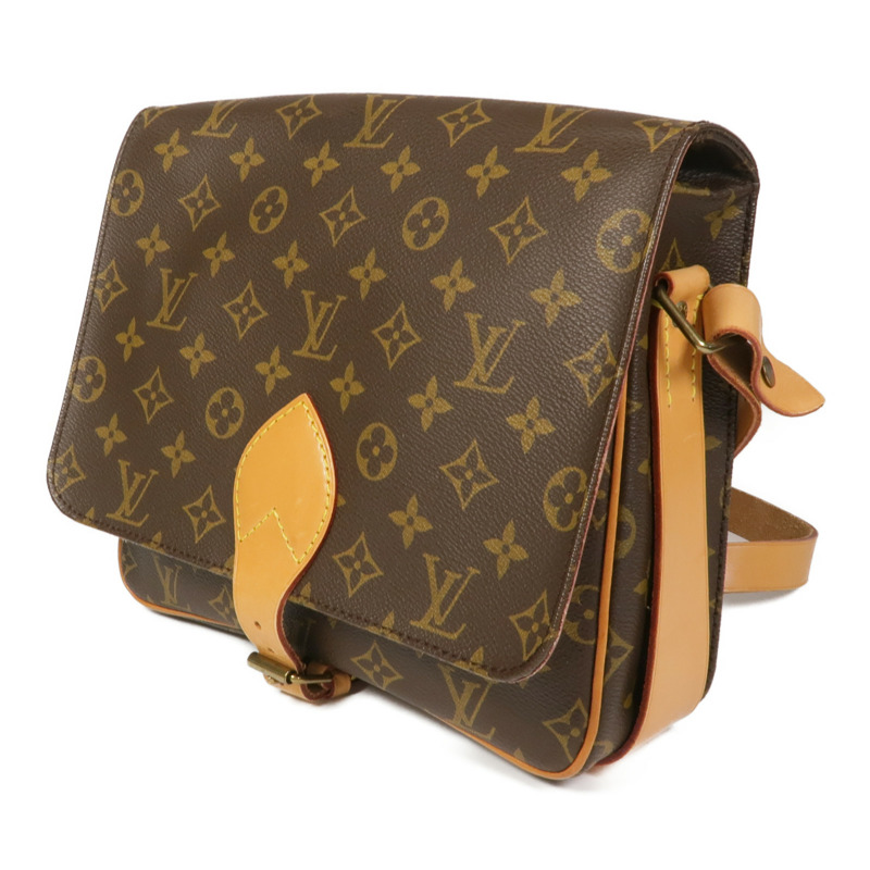 LOUIS VUITTON Monogram Cartouchiere GM金扣肩背袋-1
