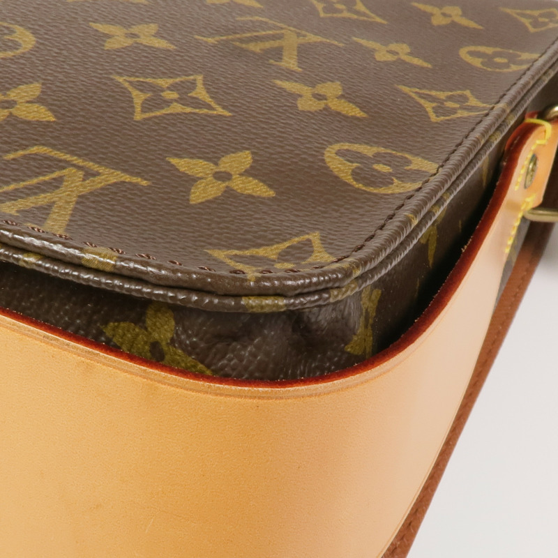 LOUIS VUITTON Monogram Cartouchiere GM金扣肩背袋-11