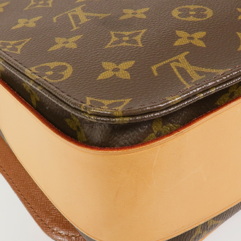 LOUIS VUITTON Monogram Cartouchiere GM金扣肩背袋-12