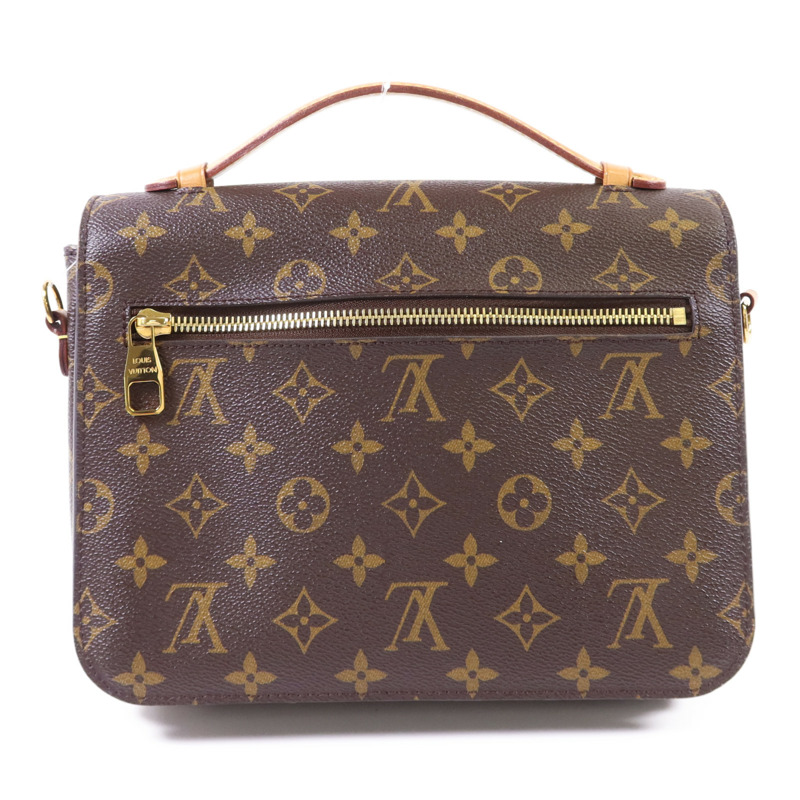 LOUIS VUITTON Monogram Pochette Metis MM金扣手挽肩背兩用袋M44875-1