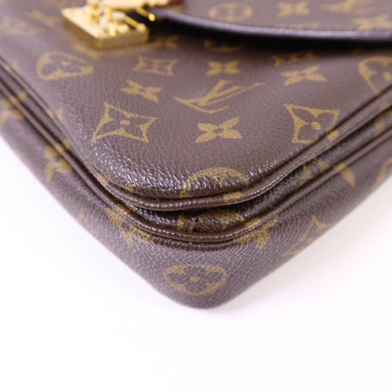 LOUIS VUITTON Monogram Pochette Metis MM金扣手挽肩背兩用袋M44875-11