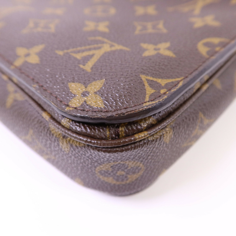 LOUIS VUITTON Monogram Pochette Metis MM金扣手挽肩背兩用袋M44875-13