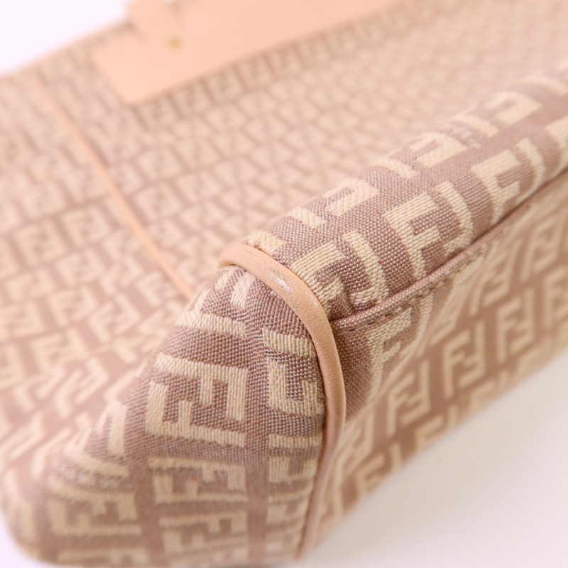 FENDI 帆布Tote Bag金扣手挽袋-14