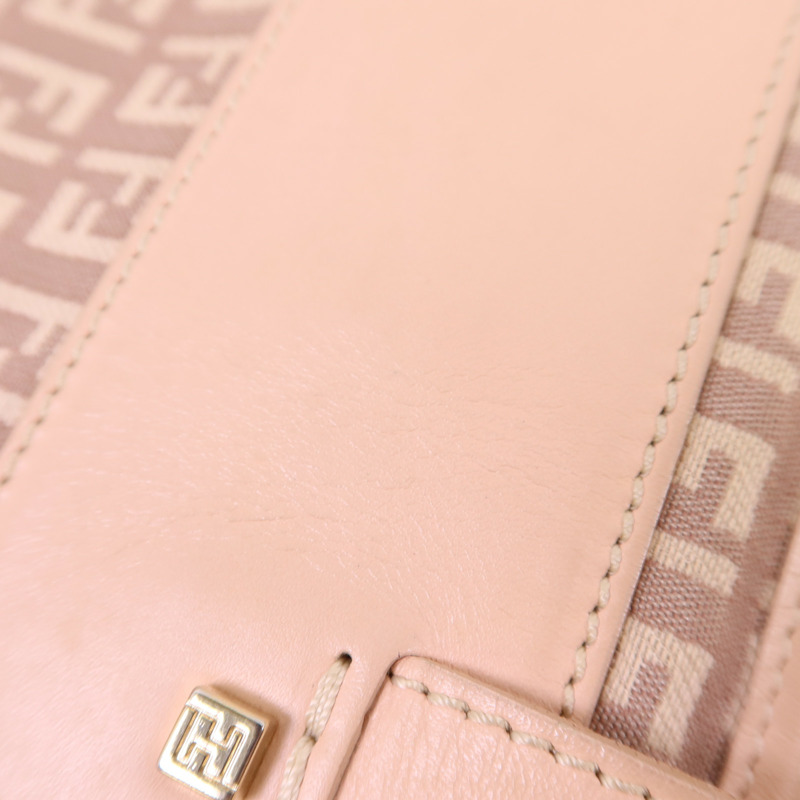 FENDI 帆布Tote Bag金扣手挽袋-18