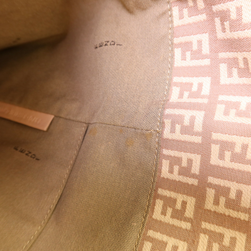 FENDI 帆布Tote Bag金扣手挽袋-19