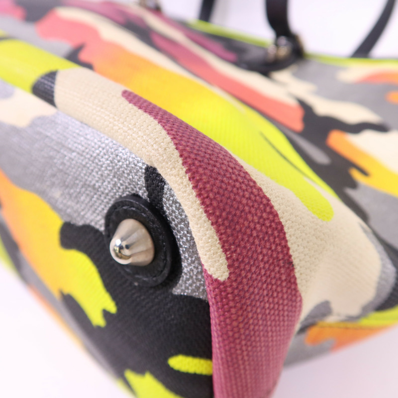 Dior 帆布Dior X Anselm Reyle銀扣肩背袋-15