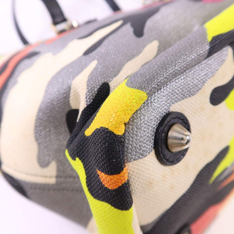 Dior 帆布Dior X Anselm Reyle銀扣肩背袋-16