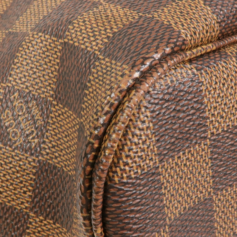 LOUIS VUITTON Damier Neverfull MM金扣手挽袋/肩背袋-10