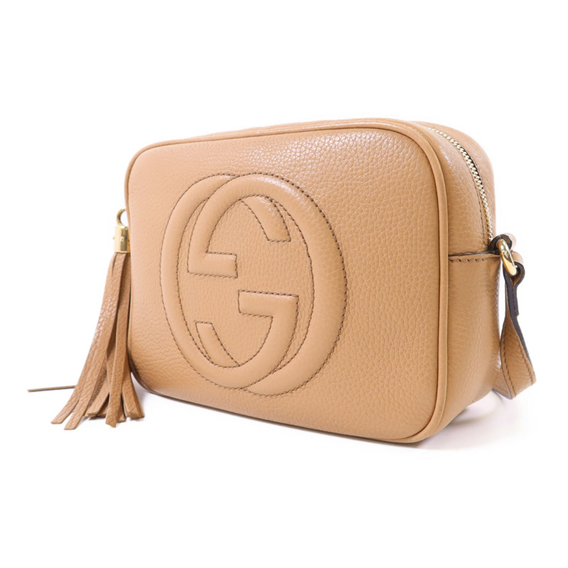 GUCCI 牛皮皮革SOHO Disco金扣肩背袋308364-2