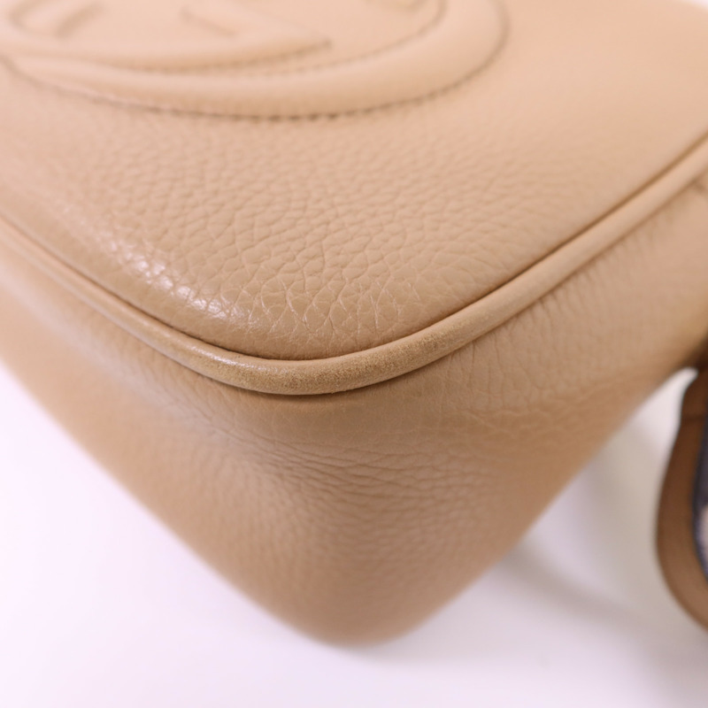 GUCCI 牛皮皮革SOHO Disco金扣肩背袋308364-11