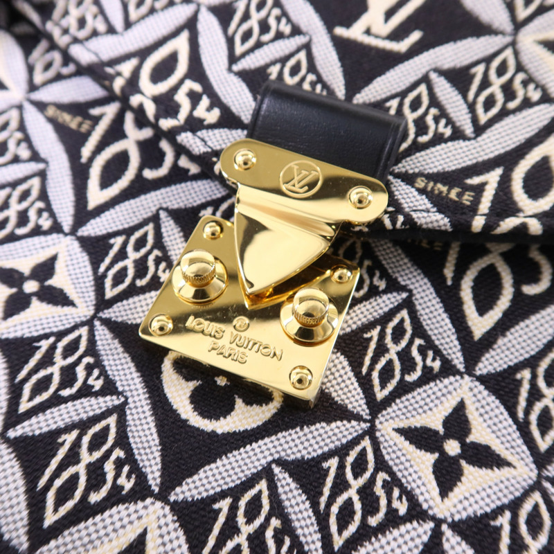 LOUIS VUITTON 帆布Pochette Metis MM金扣手挽肩背兩用袋-9