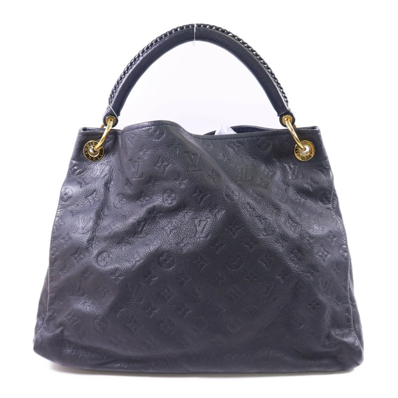 LOUIS VUITTON 牛皮皮革Artsy MM金扣肩背袋-1