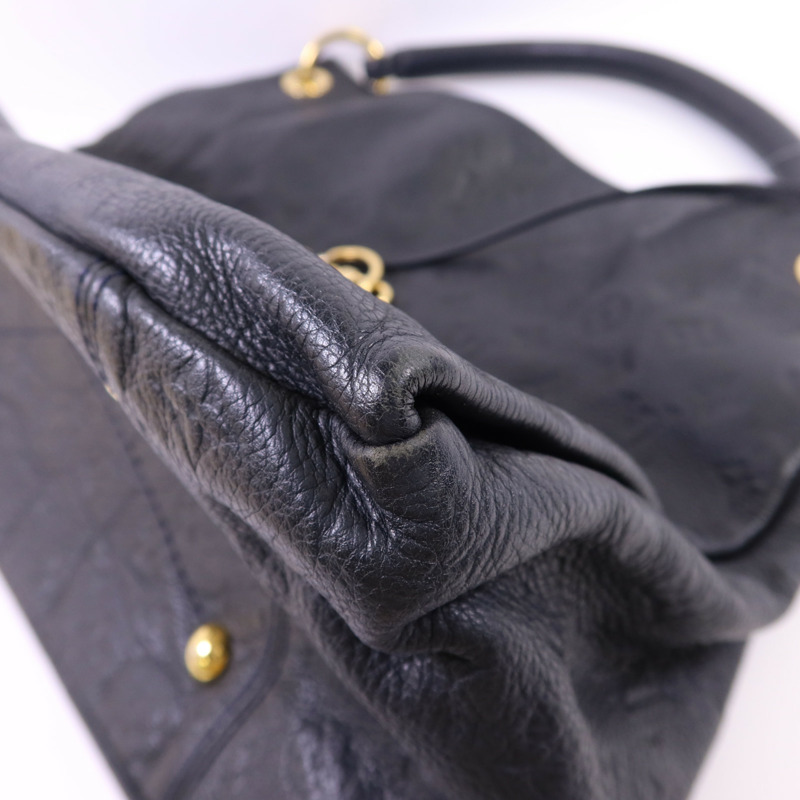 LOUIS VUITTON 牛皮皮革Artsy MM金扣肩背袋-12